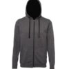 Adult Contrast Zip Hoodie - Image 4