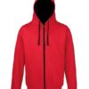 Adult Contrast Zip Hoodie - Image 5